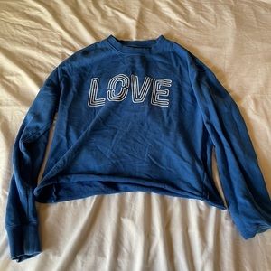 Spiritual Gangster Love crewneck sweatshirt in size XS